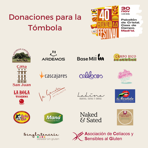 Tómbola 40 Gluten Free Festival