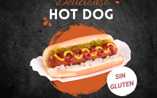 Hot dog sin gluten