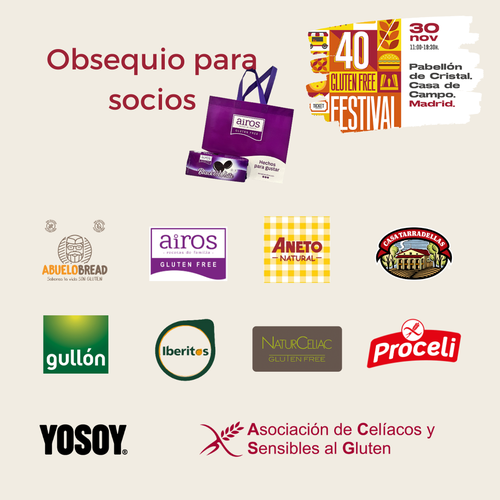 Bolsa 40 Gluten Free Festival